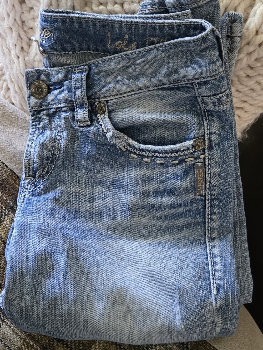 Silver Lola 17" Jeans